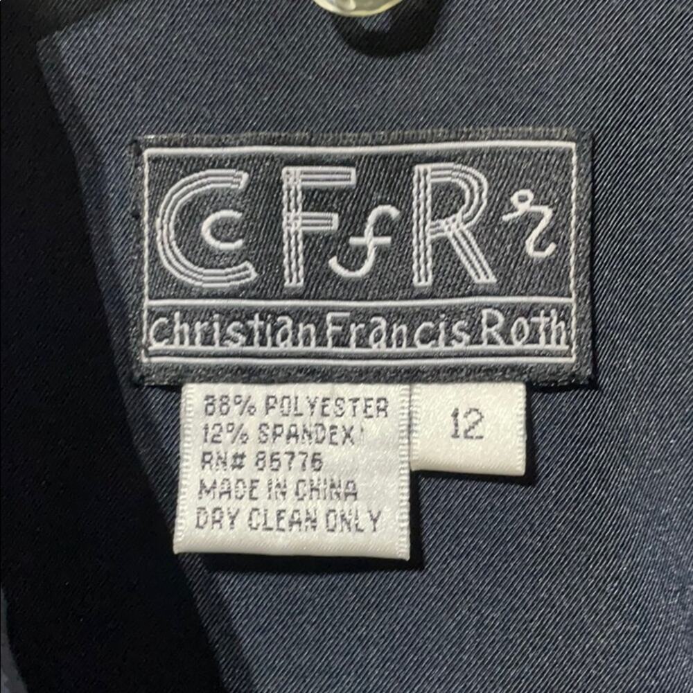 Christian Francis Roth 12 navy jacket euc - Picture 2 of 8